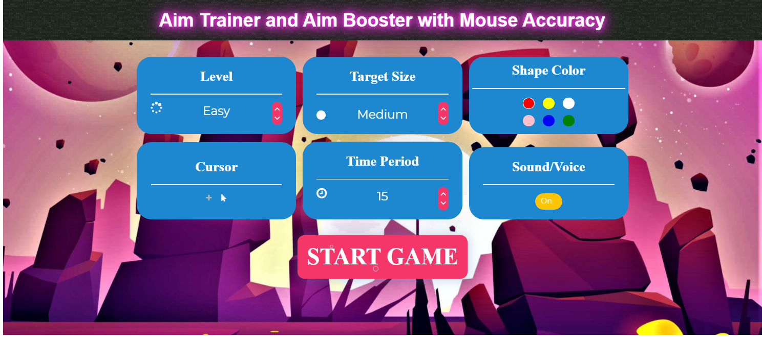 Aim Trainer & Mouse Accuracy Test 