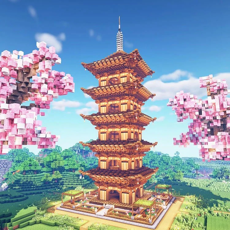 minecraft japanese house