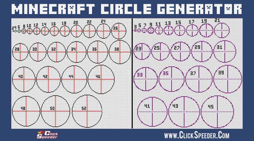 Pixel Circle Generator Minecraft Circle Generator 2022 