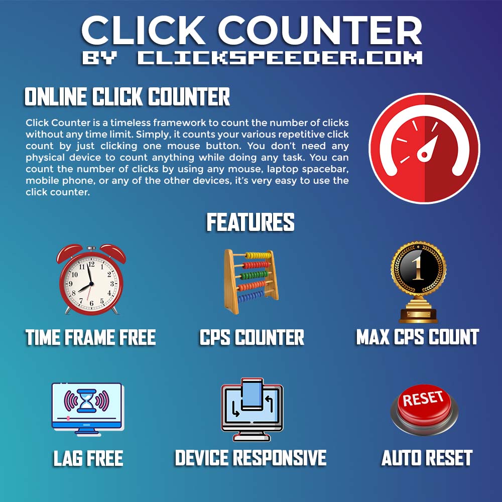 Clicker Counter Features