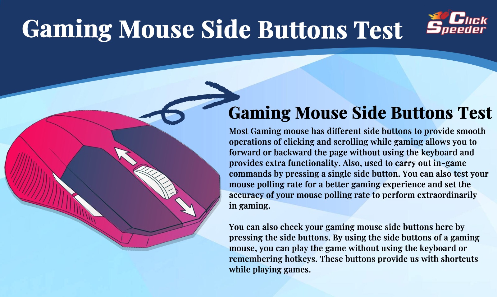 Gaming Mouse Side Buttons Test